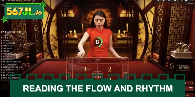 Reading the flow and rhythm of each round