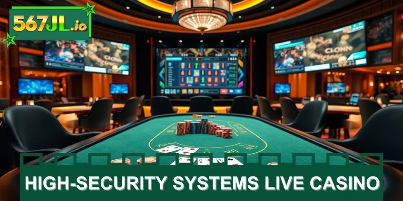 High-security systems and transparent live gaming