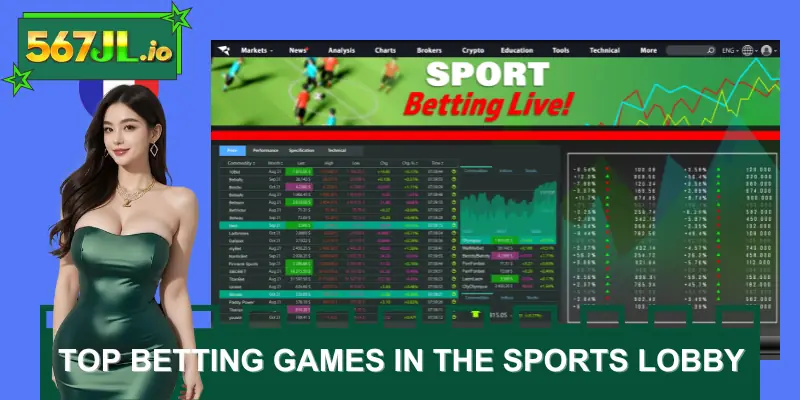Top betting games in the sports lobby