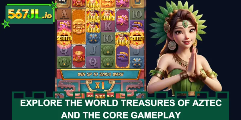 Explore the world Treasures Of Aztec and the core gameplay